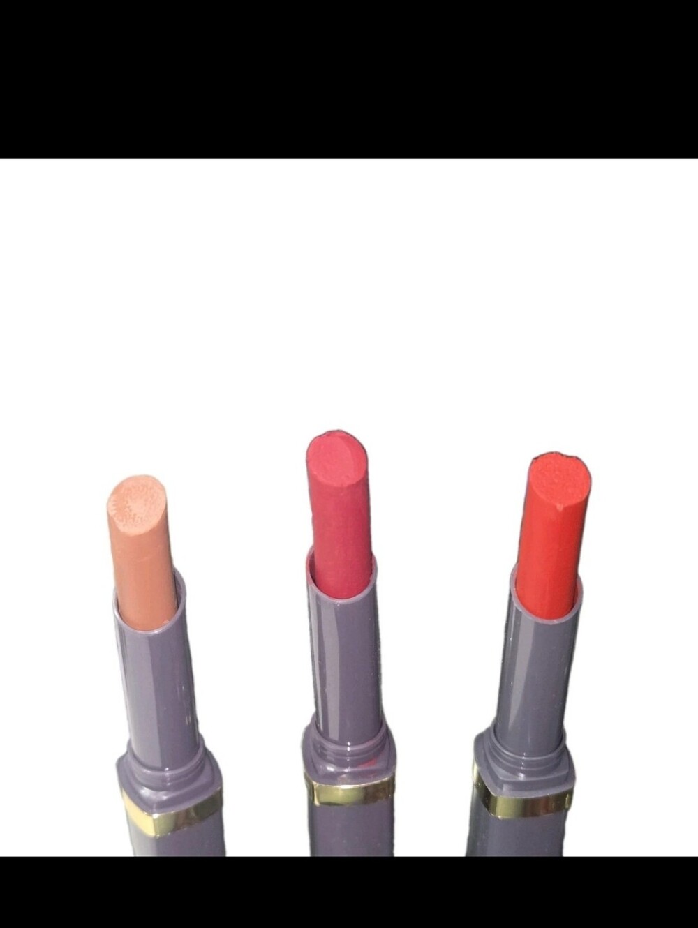 Loreal Colour Endure Stay On Lipstick Hearts Afire, Honey Honey, Passionate Plum